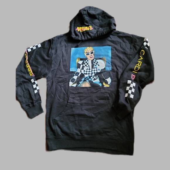 ⛔️SOLD⛔️WOMEN'S MEDIUM CARDI B OFFICIAL CONCERT HOODIE! - Picture 2 of 3